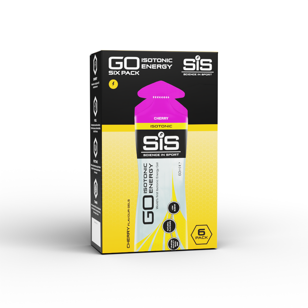 GO Isotonic Energy Gel Cherry 6 Pack
